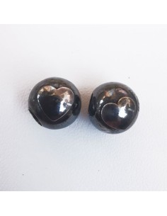 You and I Bead Patina Silver