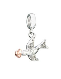 Special Delivery Pave Barn Swallow Charm