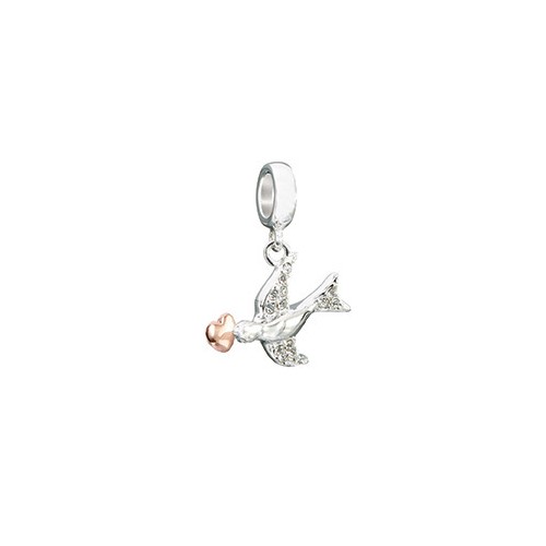 Special Delivery Pave Barn Swallow Charm